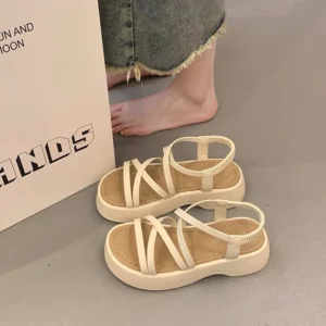 Sandal Nữ Quai Mảnh Đế Cao 5cm LuxyShoes LXD13 – Kiểu Dáng Tôn Dáng Thời Thượng